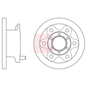 Apec Brake Disc DSK2575