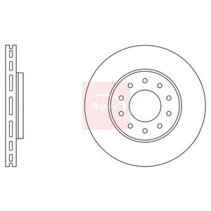 Apec Brake Disc DSK2804