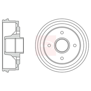 Apec Brake Drum DRM9168