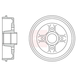 Apec Brake Drum DRM9984