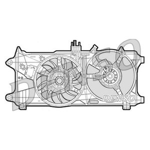 Denso Radiator Cooling Fan DER09026