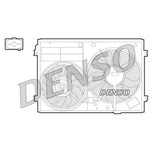 Denso Radiator Cooling Fan DER32012