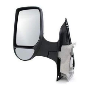 Fits Ford Transit 2000-2014 Door Wing Mirror Manual Black Short Arm Passenger Side