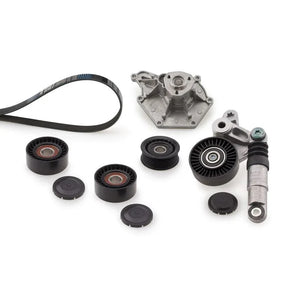 Gates Alternator V-Ribbed Drive Belt Kit & Water Pump Micro-V KP66PK2500