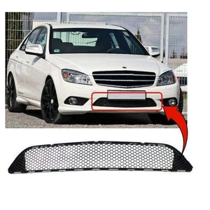 Fits Mercedes C-Class Sport W204 2007-2011 Front Bumper Grille Lower Mat Black