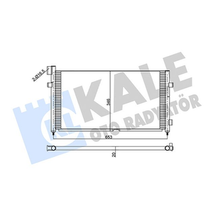 NRF Air Conditioning Condenser 350405
