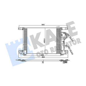 NRF Air Conditioning Condenser 350420
