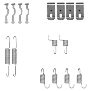 Mintex Parking Break Shoes Accessory Fitting Kit Rear Axle MBA876