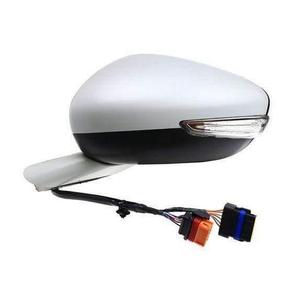 Fits Peugeot 508 2011-2014 Door Mirror Electric Heated Power Fold Indicator Lamp Primed Cover Passenger Side