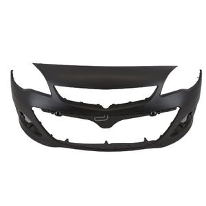 Fits Vauxhall Astra J 5Dr 2012-2015 Front Bumper Primed No PDC Or Washer Holes