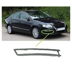 Fits VW Passat B6 2005-2010 Front Bumper Moulding Indicator Frame Primed Driver Side