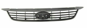 Fits Ford Focus 2008-2012 Front Grille Main Centre With Lock Mechanism Hole Black Not Zetec-S & St Models