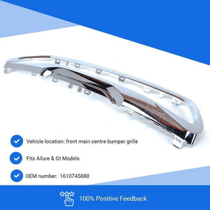 Fits Peugeot 308 2014-2017 Front Grille Moulding Surround Chromed For Allure & Gt Models