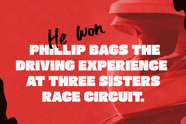 Phillip Bags the Driving Experience!