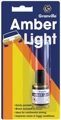 Granville Amberlight Headlight Lacquer 9Ml 0010A - tradevehicleparts.co.uk
