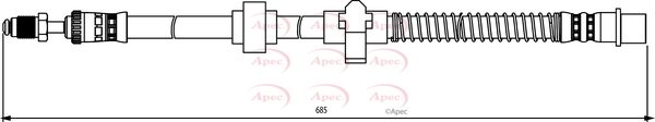 Apec Brake Hose HOS3840 - image 2
