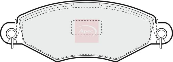 Apec Brake Pads Set PAD1041 - image 2
