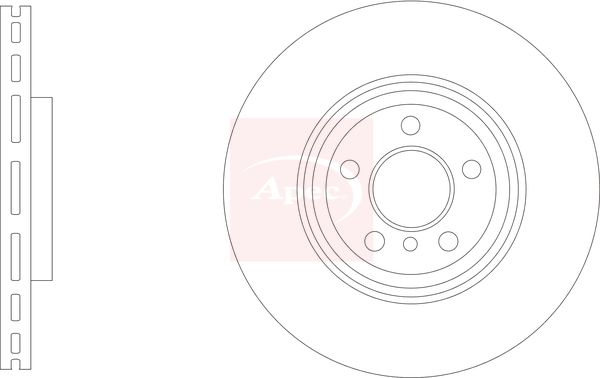 Apec Brake Disc DSK3324 - image 2