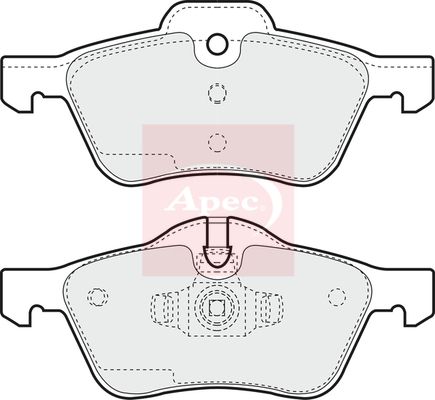 Apec Brake Pads Set PAD1257 - image 2