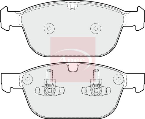 Apec Brake Pads Set PAD1719 - image 2