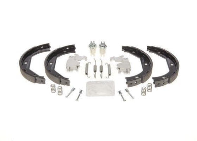 Parking Brake Shoes Full Set Of 4 Bosch 0204113806 - tradevehicleparts.co.uk