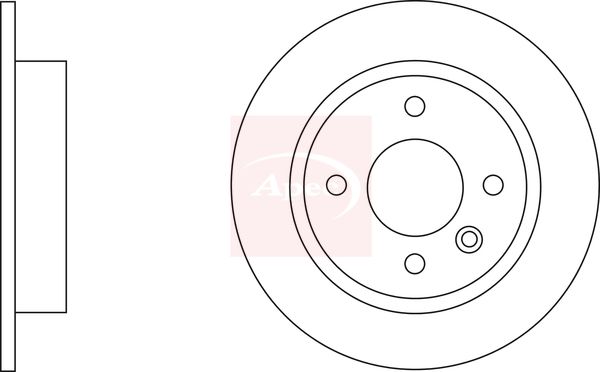 Apec Brake Disc DSK174 - image 2