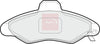 Apec Brake Pads Set PAD1021 thumbnail