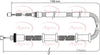 Apec Handbrake Cable CAB1102 thumbnail