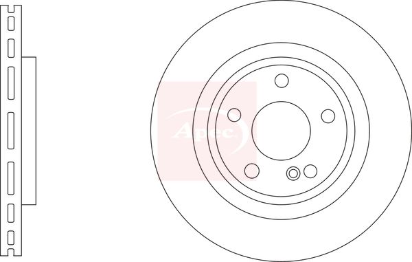 Apec Brake Disc DSK3364 - image 2