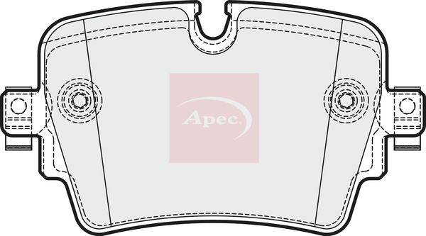 Apec Brake Pads Set PAD2046 - image 2