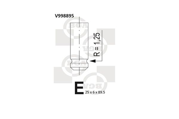 BGA Exhaust Valve V998895 - image 2