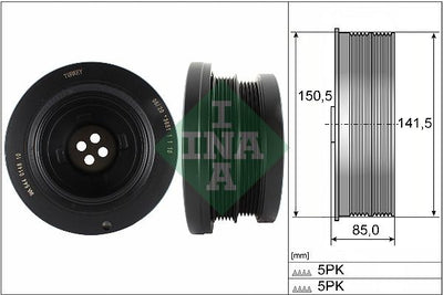 INA Crankshaft Pulley (tvd) 544014810