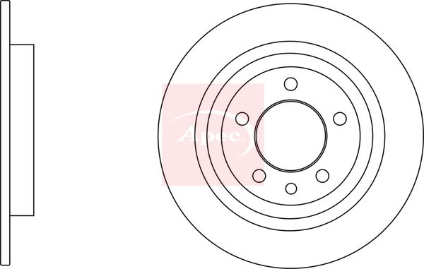 Apec Brake Disc DSK3123 - image 2