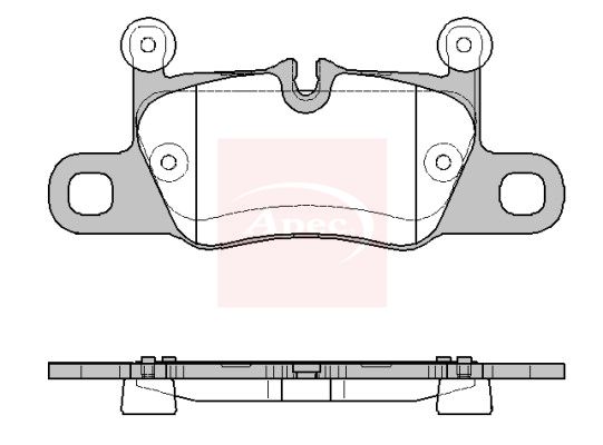 Apec Brake Pads Set PAD2481 - image 2