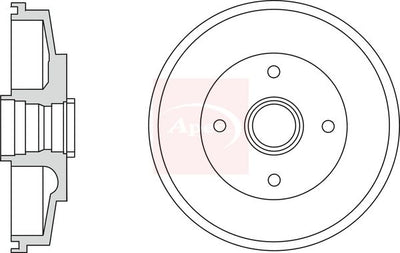 Apec Brake Drum DRM9949