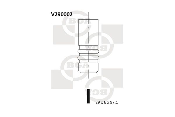 BGA Intake Valve Inlet V290002 - image 2