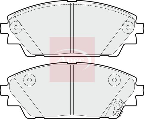 Apec Brake Pads Set PAD1968 - image 2