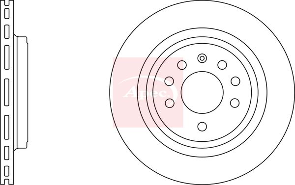 Apec Brake Disc DSK2385 - image 2
