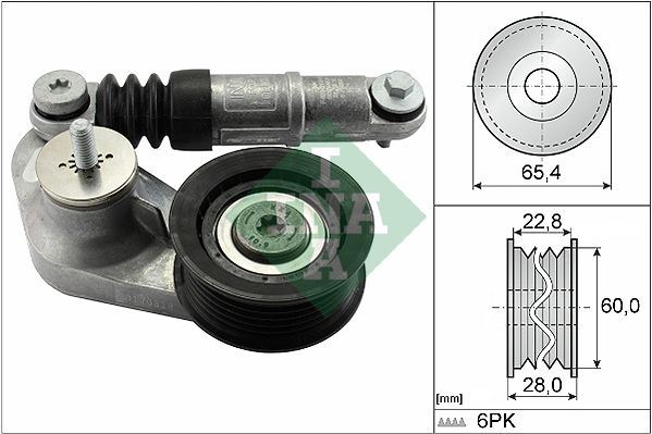 INA Drive Belt Tensioner Pulley 534059510 - image 2