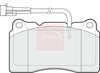 Apec Brake Pads Set PAD1424 thumbnail
