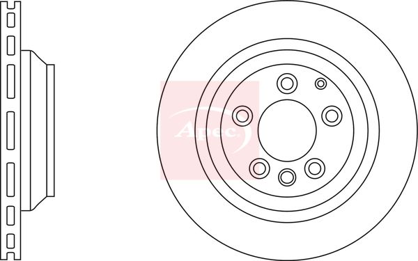 Apec Brake Disc DSK2475 - image 2