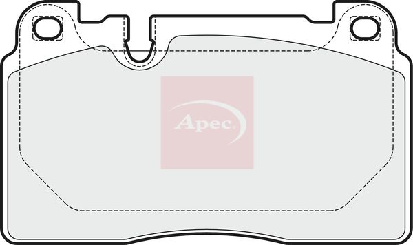 Apec Brake Pads Set PAD1936 - image 2