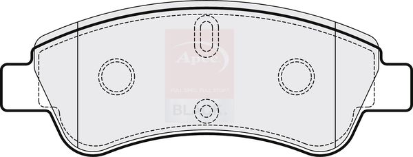 Apec Brake Pads Set PAD1198B - image 2