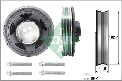 INA Crankshaft Pulley (tvd) 544012920