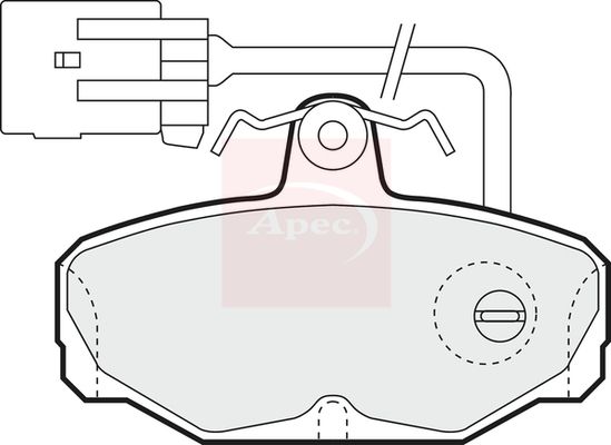 Apec Brake Pads Set PAD775 - image 2