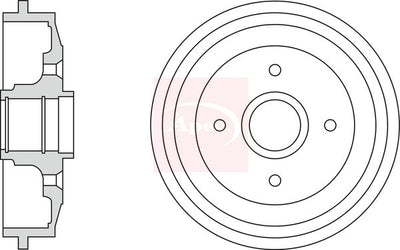 Apec Brake Drum DRM9986