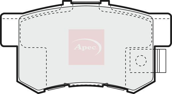 Apec Brake Pads Set PAD1010 - image 2