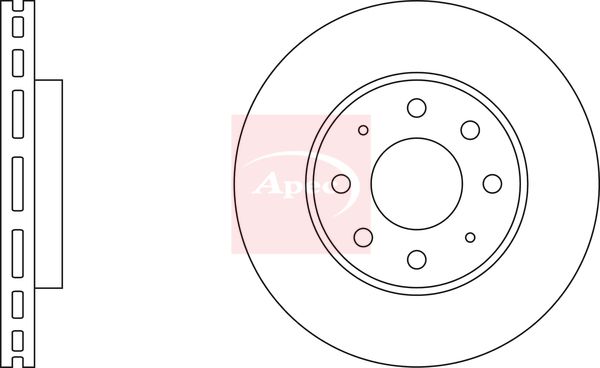 Apec Brake Disc DSK2142 - image 2