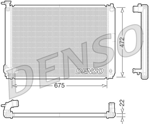 Denso Radiator DRM51010 - image 2