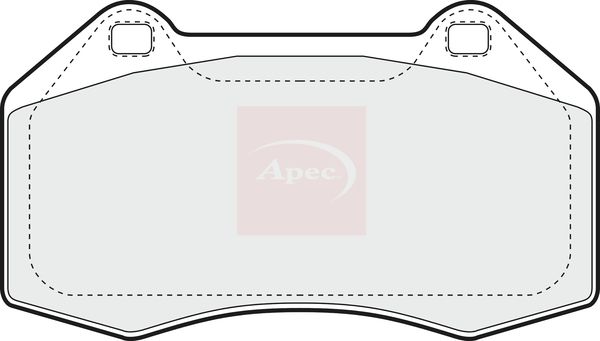 Apec Brake Pads Set PAD1416 - image 2